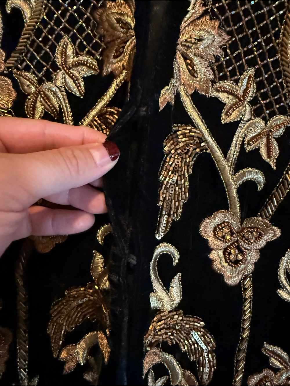 Soft Surroundings Antoinette Jacket  in Black/gold - Picture 8 of 13